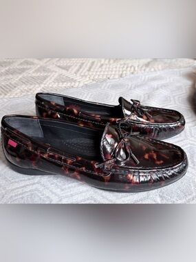 Marc Joseph New York Diana St Patent Leather Tortoise Print Loafers Women’s 9